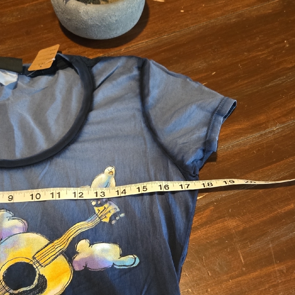 Rock-n-Roll Hall of Fame Women’s Navy Graphic Guitar Tee - Unbranded #943 - Picture 4 of 9